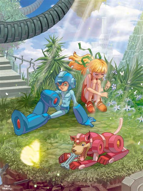 Mega Man Series Fan Art By Oscar Celestini