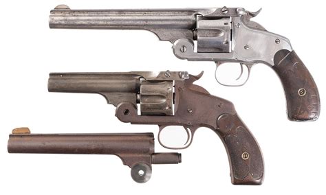 Two Antique Smith And Wesson Single Action Revolvers Rock Island Auction