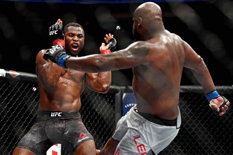 Ngannou next faced promotional newcomer curtis blaydes on 10 april 2016, at ufc fight night 86.16 he won the fight via tko, due to doctors stoppage, at the conclusion of the second round.17. Francis Ngannou: I 'carried my fear' from my Stipe Miocic ...