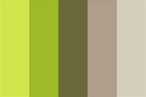 Soft Green Colours Color Palette