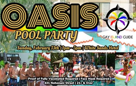 Oasis Pool Party Feb 2022 Tickets Gay Island Guide