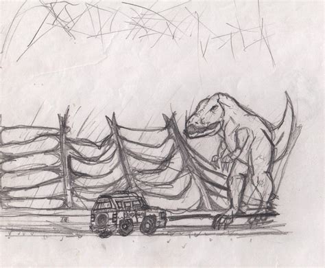 Jurassic Park Drawing By Justinq88 On Deviantart