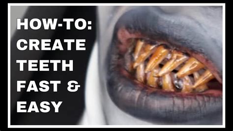 Sent from and sold by the smiling company. DIY Fake Teeth | South Africa - YouTube