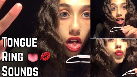 Asmr Up Close Tongue Ring Sounds Mouth Sounds Kisses Hand Movement Slow Tingles Spanish YouTube