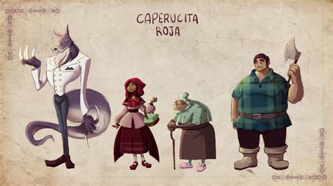 Character Design Little Red Riding Hood By Albaharu On Deviantart