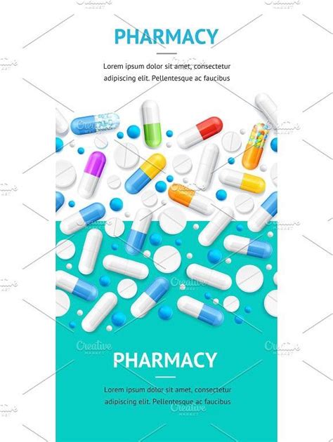 Pharmacy Therapy Flyer Banner Poster Pharmacy Design Pharmacy