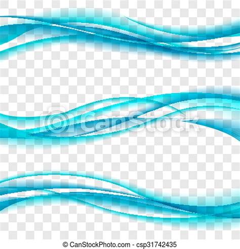 Abstract Smooth Waves Background Abstract Smooth Color Wave Vector Set
