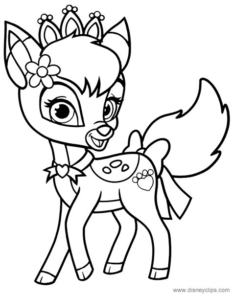 Palace Pets Coloring Pages 5