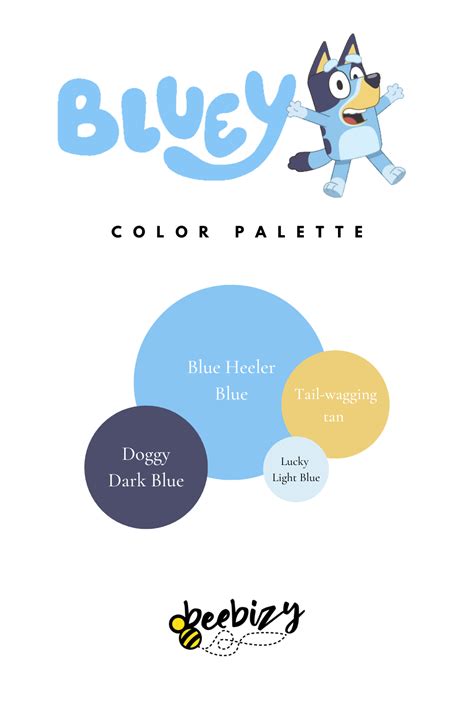 Bluey Color Palette 2nd Birthday Party For Boys Boy Birthday Parties