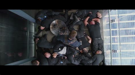 Captain America The Winter Soldier 2014 Elevator Scenehd Youtube