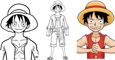 Easy Drawing Of Luffy
