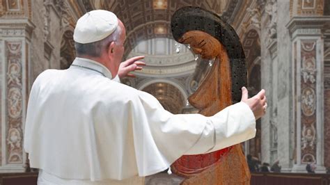 Two other volunteers concurred that the statue represents mother earth and pachamama. 'Pachamama' Figures Found, On Display Sunday in St. Peter ...