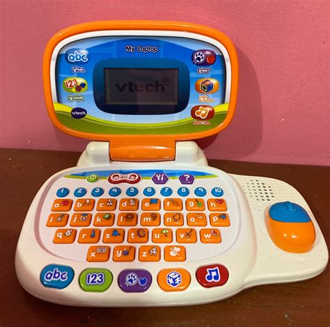 Vtech Tote And Go Laptop Orange Hobbies And Toys Toys And Games On Carousell