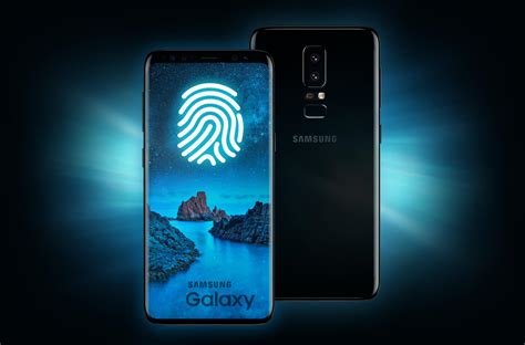 Samsung Galaxy S9 fingerprint sensor integrated in display ...