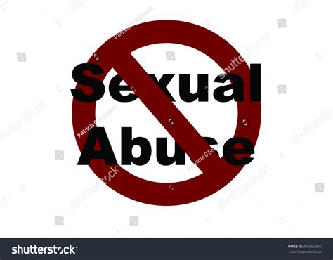 Stop Sexual Abuse Vector Stock Vector 385592950 Shutterstock