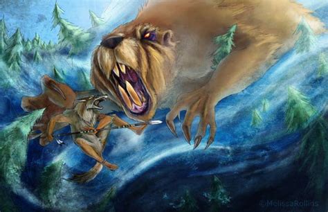 Wishpooshi Native American Myth A Monster Beaver That Lived In The