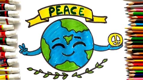 World Peace Day Drawing Easy ~ World Peace Day Drawing Easy Step By