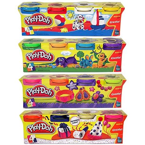 Play Doh Classic 4 Pack Set Entertainment Earth