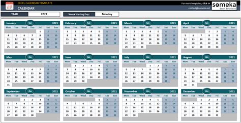 Excel Calendar Template 2022 Free Printable Calendar