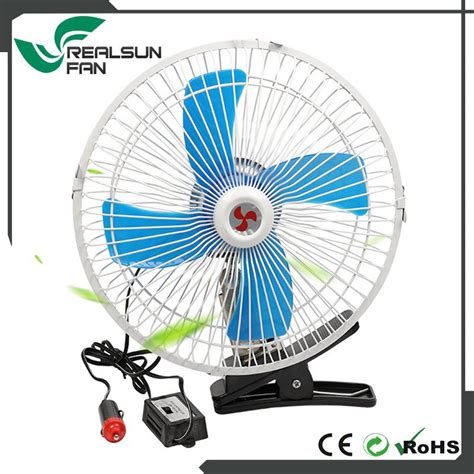 Oscillating Clip Car Fan 12 Volt Mini Car Cooling Truck Fans Auto Fan For Radiator China Fan