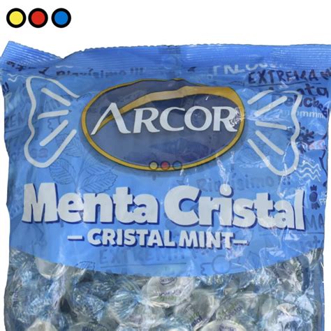 Caramelos Arcor Rellenos Menta Cristal 810gr Distribuidora Pop