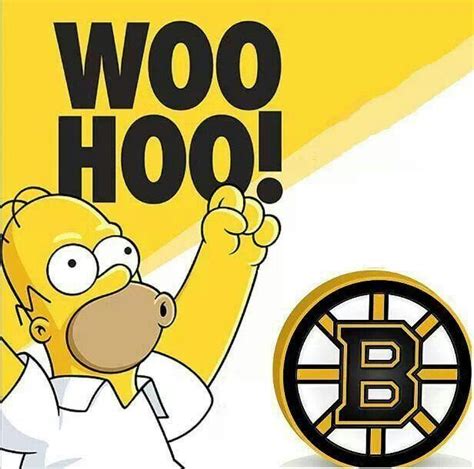 Simpsons Boston Bruins Boston Bruins Bruins Hockey Boston Hockey