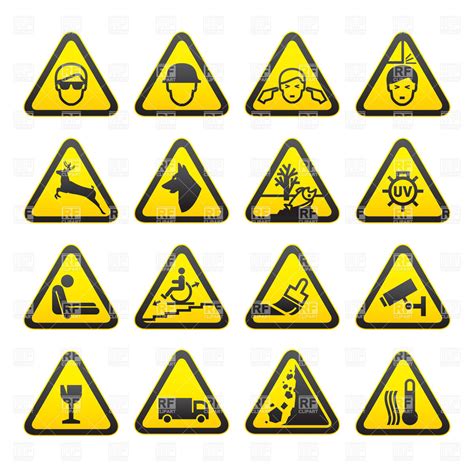 Safety Sign Vector At Collection Of Safety Sign