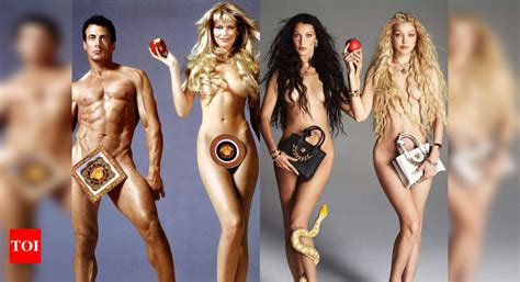 Gigi Bella Pose Naked To Recreate Claudia Schiffer Sylvester Stallone S