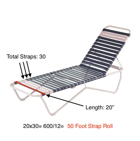 Pool and lawn chair strapping comes in two widths and 10 colors to match most outdoor furniture and are made of 100% virgin vinyl. How To Order The Right Vinyl Strap Roll | Diy patio furniture, Diy patio, Vinyl