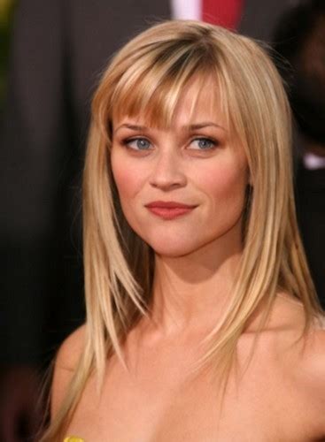 Picture Gallery Reese Witherspoon S Sideswept Bangs Beauty Hairstyle Lookbook