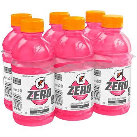 Gatorade Zero Berry Thirst Quencher Oz Bottles Shop Sports Energy Drinks At H E B