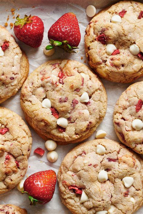Strawberries And Cream Cookies Baker By Nature