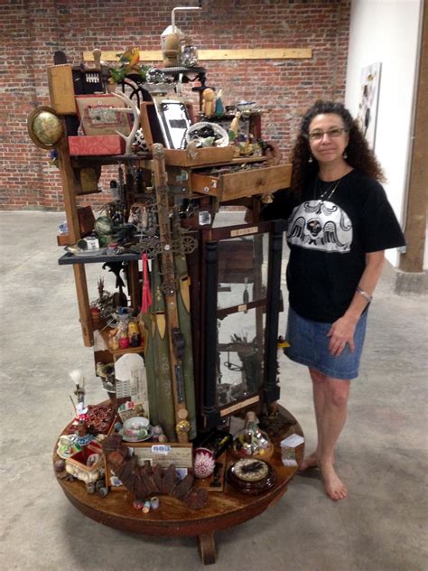 Cabinets of curiosities was an excellent sourcebook for my last assessment for university, which involved creating my own collection of curiosities for my fine arts class. Art In Stitches: The Cabinet of Curiosities at ArtFields