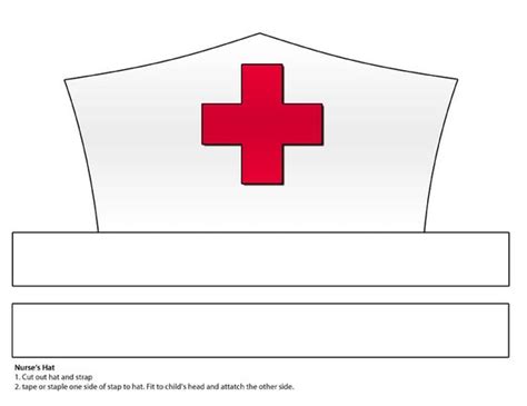 Digital Download Paper Nurses Hat Printable