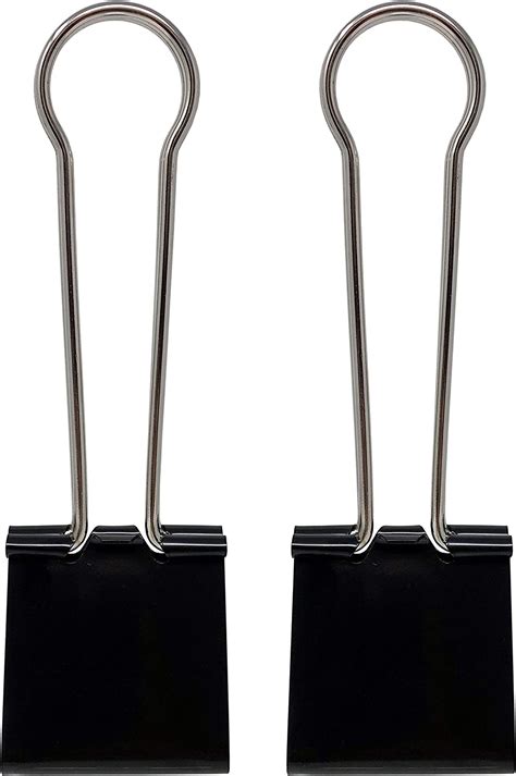 Clipco Binder Clips Super Extra Large 2 13in Black 2