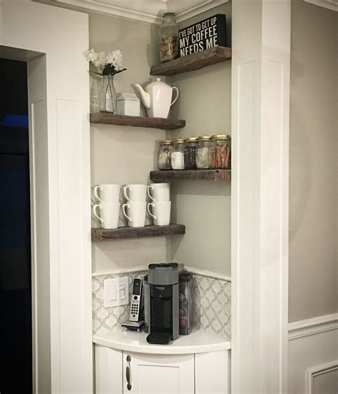 Coffee Nook For Small Areas In The Kitchen Small Corner Decor Kitchen