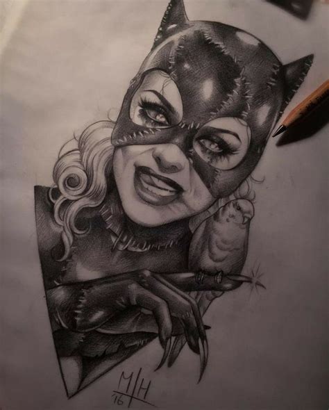 Pin By Gundin Naoto On Tattoo Cat Woman Tattoo Drawings Tattoos