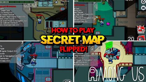 How To Unlock Secret Flipped Map In Among Us Glitch Youtube