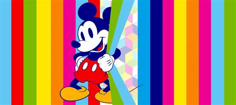 Rainbow Mickey Mouse Wallpapers Wallpaper Cave