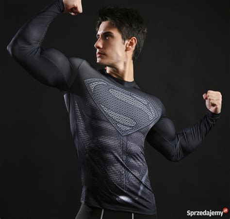 Koszulka Termoaktywna Rashguard Na Si Ownie Superman Roz Xl Jaworzno Sprzedajemy Pl
