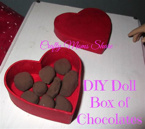 Crafty Moms Share Diy A Dolls Valentines Day Box Of Chocolates