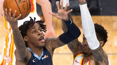Ja Morant Angry Over No Calls In Grizzlies Loss To Hawks Trae Young
