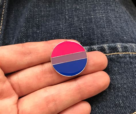 Lgbtq Pin Badge Circle Round Rainbow Proud Pride Gay Etsy