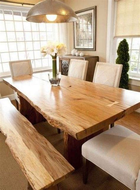 We prefer to have natural oil varnishes applied onto the range of local wood that we have. 24+ Stunning Natural Wooden Table Designs You Can Add to ...