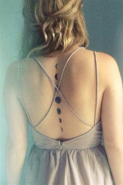 I Love This Simple Temporary Tattoo Of The Moon Cycles Tattoos Ad