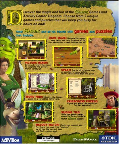 Shrek Game Land Activity Center Neverdiemedia