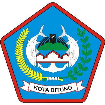 Jual Bordir Murah Logo Emblem Kota Bitung Bordir Komputer Shopee