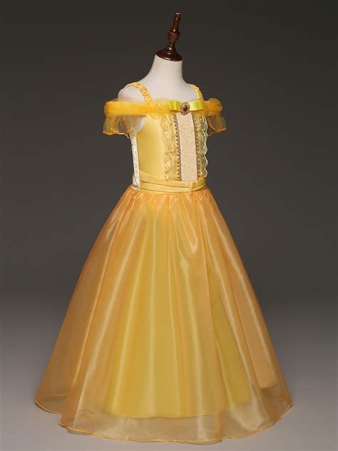 Vestido Fantasia Luxo Infantil Princesa A Bela E A Fera - R$ 99,90 em Mercado Livre