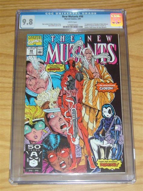 New Mutants 98 Cgc 98 Rob Liefeld 1st Appearance Of