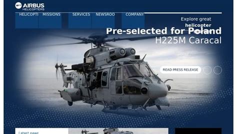 Poland Pre Selection Of The Airbus Helicopters H225m Caracal Airbus